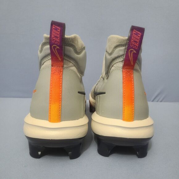Nike Alpha Huarache NXT MCS Mid Mens Size 10 Baseball Cleats Silver HF1132-001 main image 6